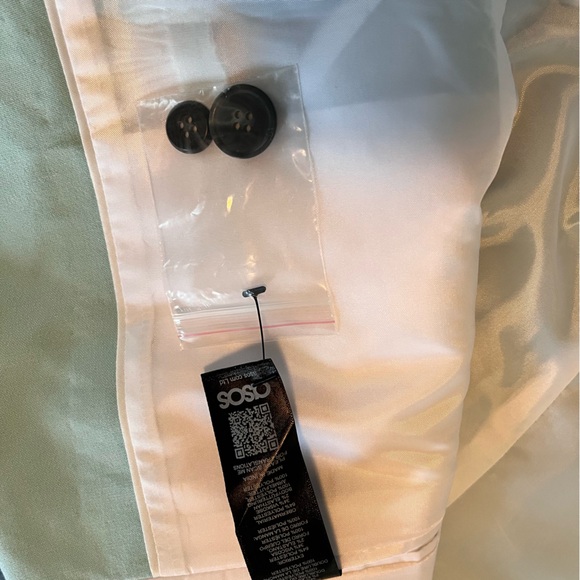 ASOS Ice Blue wedding skinny suit coat - Picture 4 of 5